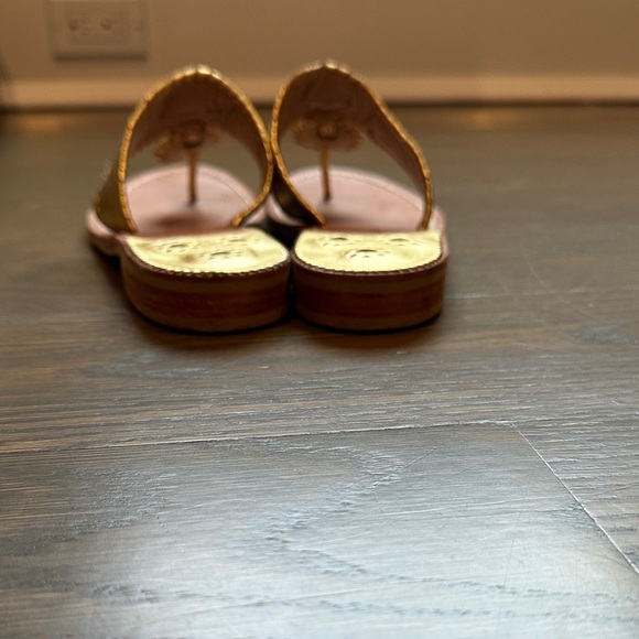 Jack Rogers Metallic Gold Sandals - Picture 3 of 6